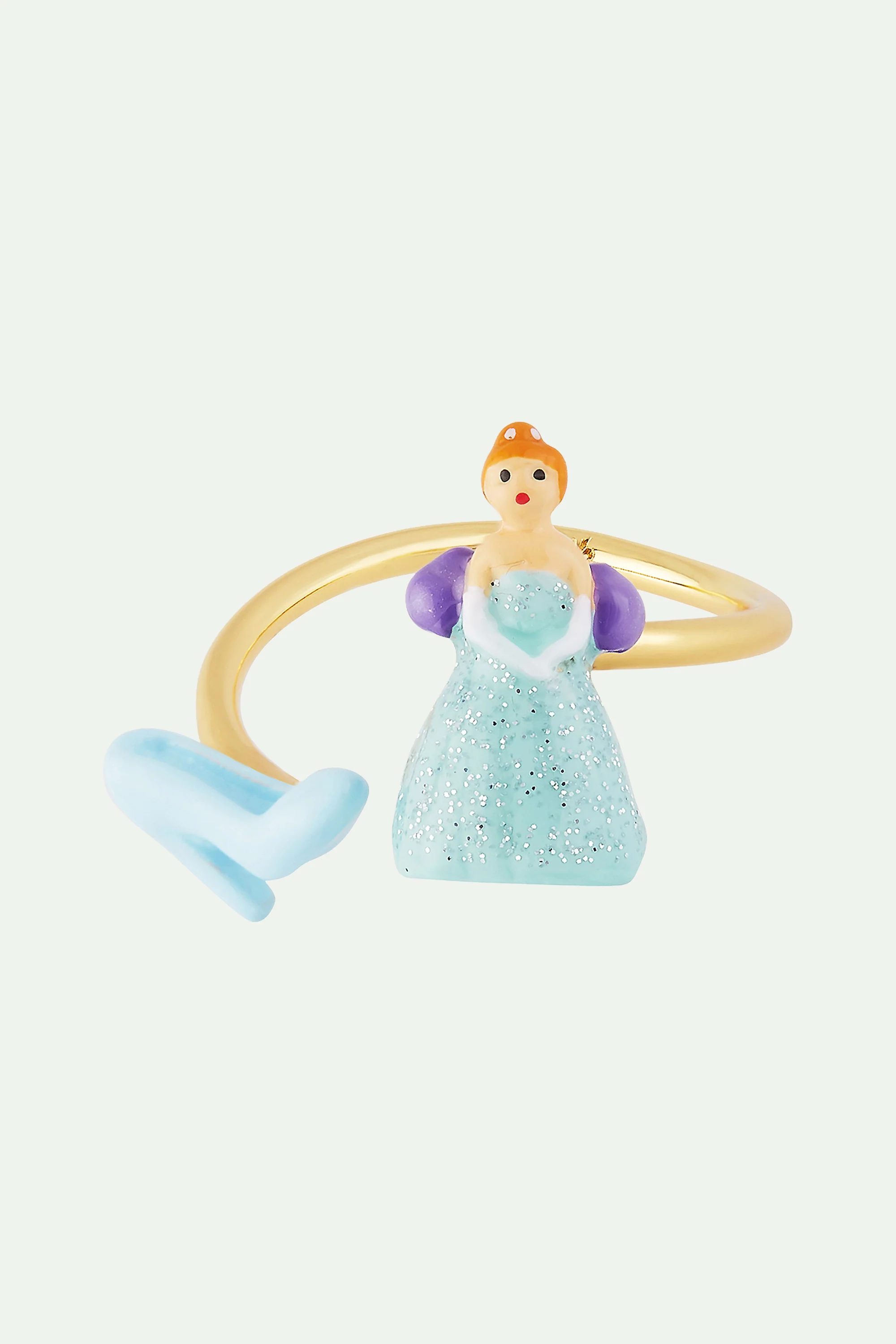 Bague ajustable cendrillon et soulier - Image 4