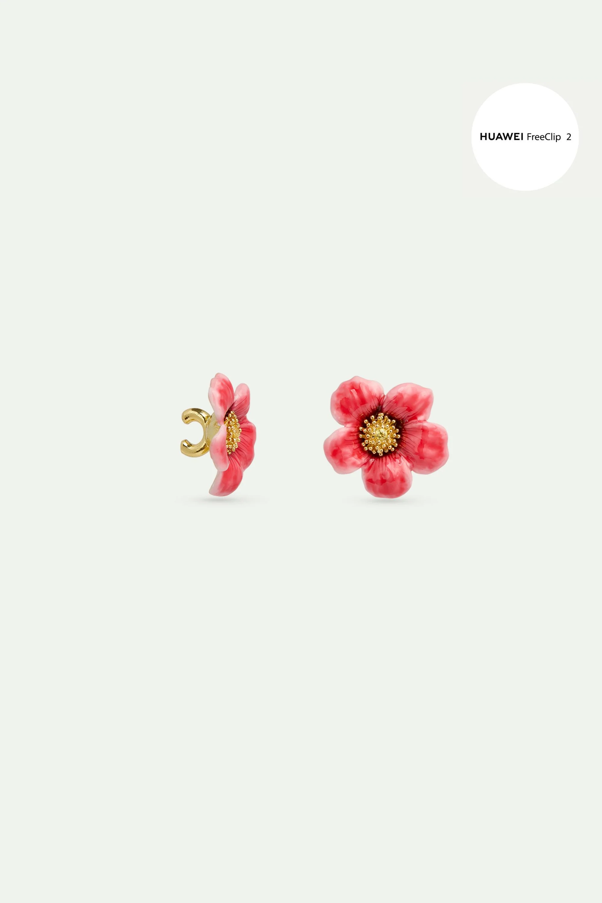 Bijoux Anémone Rouge pour écouteurs HUAWEI FreeClip 2 - Image 4