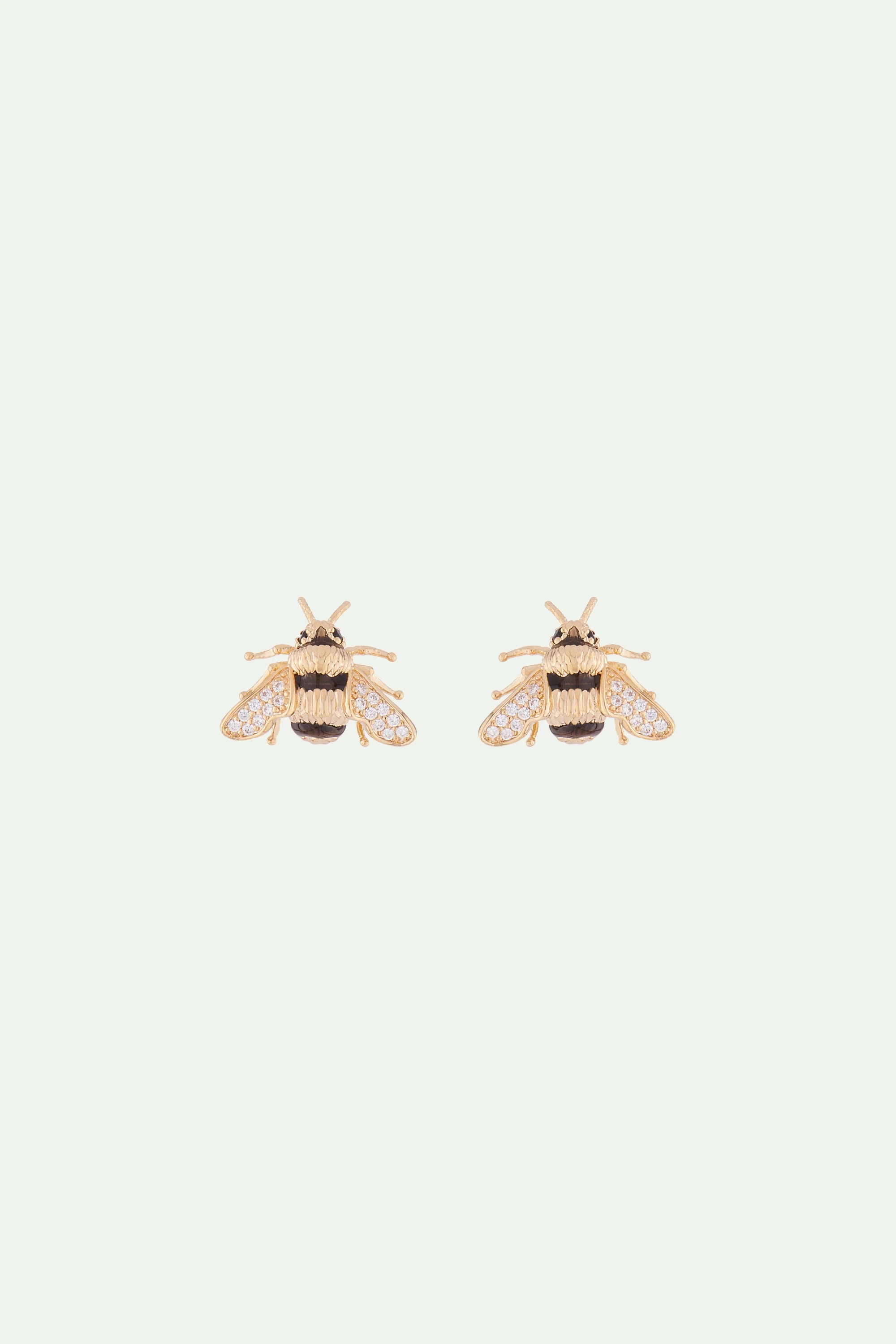 Boucles d’oreilles tiges abeilles