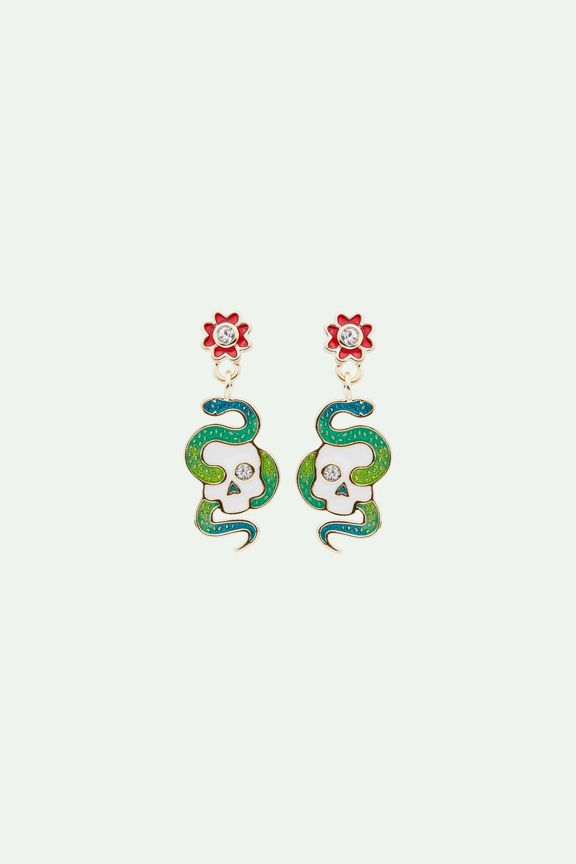 Boucles d'oreilles tiges Memento Mori