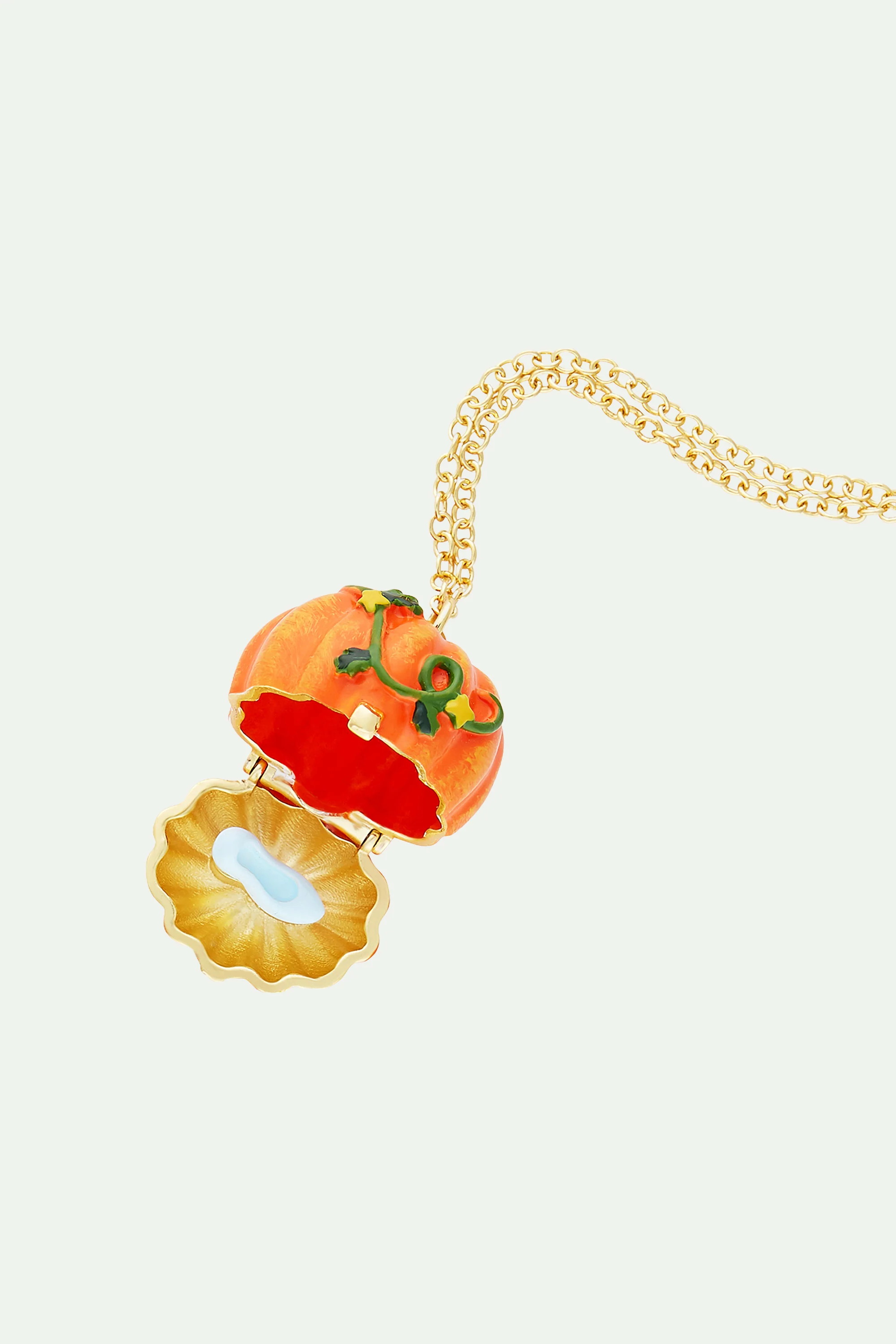Collier secret citrouille et soulier - Image 6