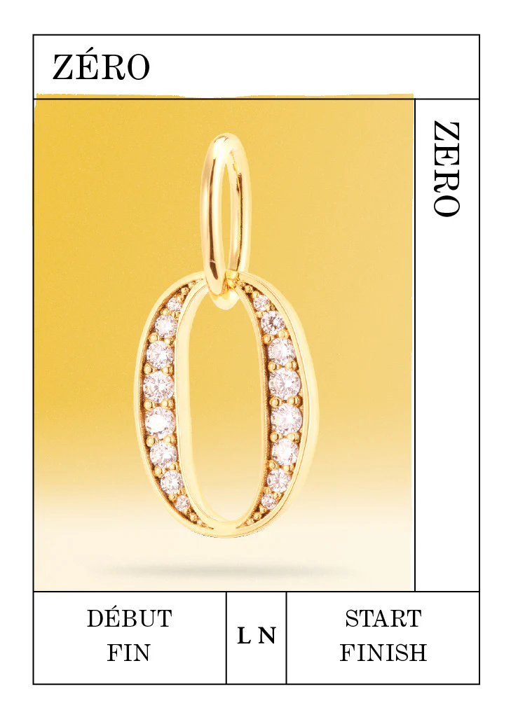 Pendentif Chiffre 0, Début et Fin - Image 2
